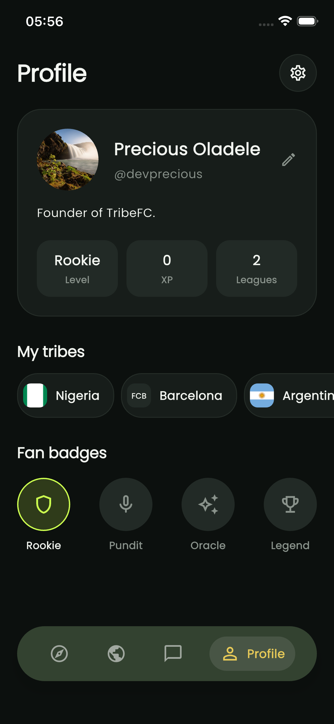 Feature Screen